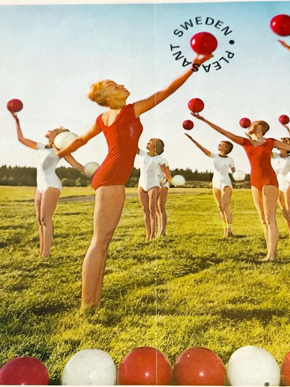 1965 Swedish Sweden Travel Tourism Brochure Womens Rhythmic Gymnastics Team
